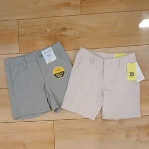 Gray and Cream Shorts Bundle NWT Cat & Jack All In Motion Size 6
